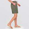 Damen locker gerade Kordelzug Tasche Freizeitshorts