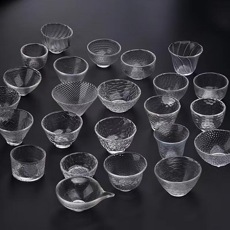JIUMUQING Glass Tea Tasting Cup