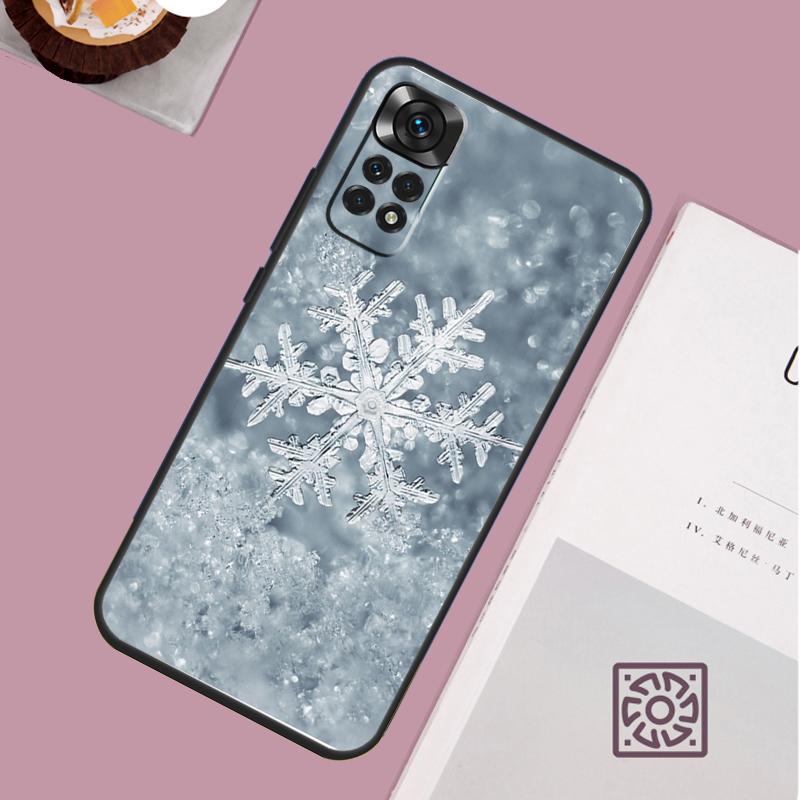 Snow Snowflake Winter Case For Xiaomi Redmi Note 12 9 10 11 13 Pro Plus 9S 10S 11S 12S Redmi 12 10C 12C 13C Cover