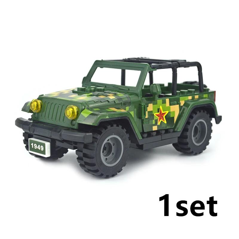 Ww2 Militare Swat Suv Auto Blocchi da Costruzione Moto da Cross Veicolo Soldati Set Moto Esercito Accessori Militari Giocattolo a Mattoncini