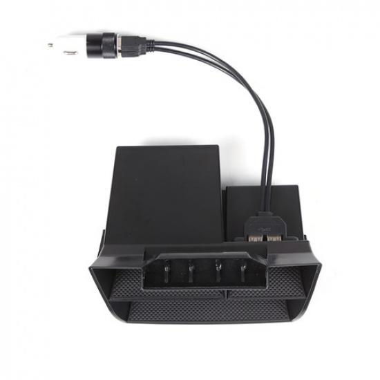 ABS Inner Center Console Storage Box for Honda Civic Sedan 2016- W/ USB
