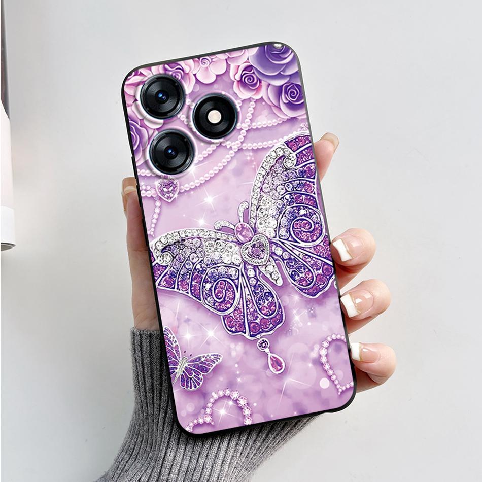 For Tecno Spark 10 Pro Case 2023 Fashion Marble Silicone Black Soft Covers For Tecno Spark 10C Spark10 Pro KI7 KI5q KI5k Bumper