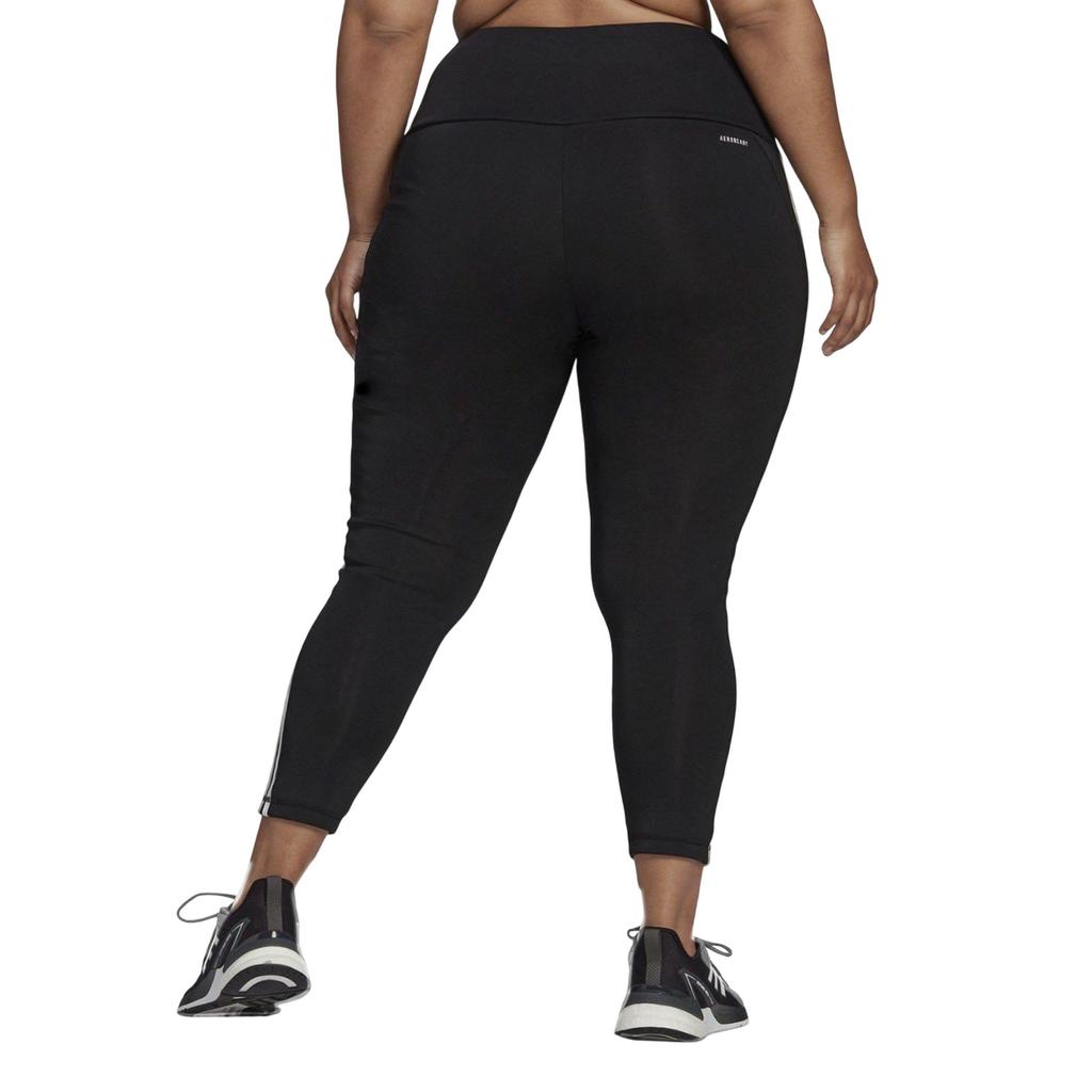 Adidas Womens/Ladies Designed 2 Move 3 Stripes High Leg 7/8 Leggings