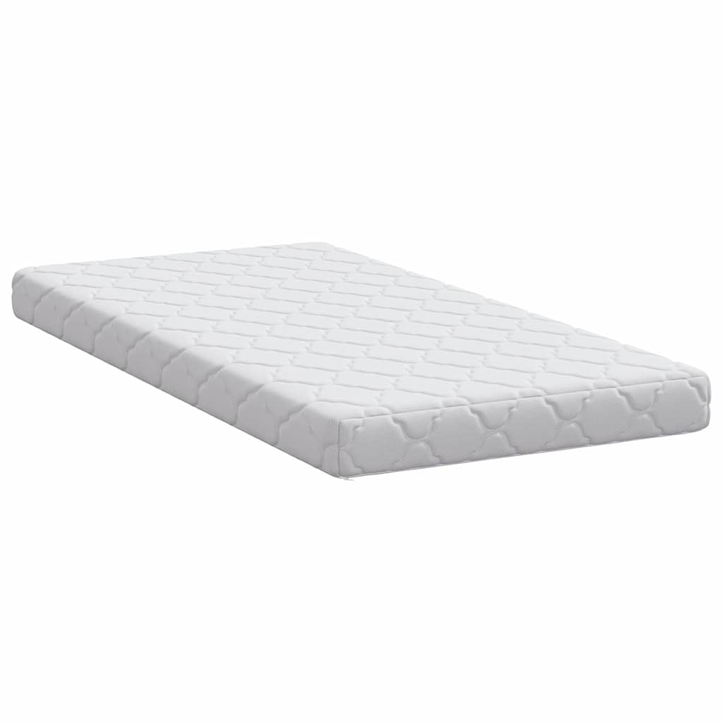 Foam Mattress Breathable Quilted Topper for Superior Back Support Firm Natural Coconut Fiber Jacquard Fabric Single Bed 60x120cm
