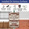 2D Flat 1pc Aluminum Sign Attention I Am Out of Order Until Further Notice Funny Sarcastic Wall Decor Plaque for Home Office Bedroom