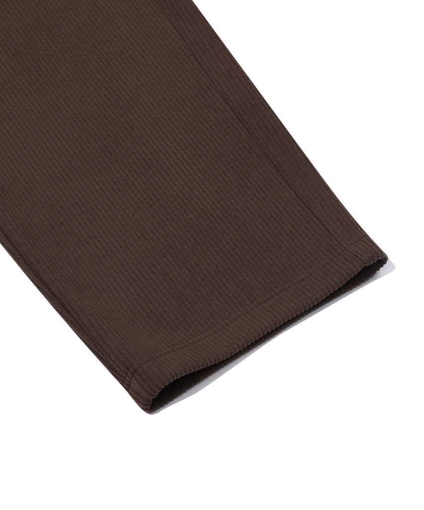 BEENTRILL Corduroy Fleece Sweatpants (Chocolate)