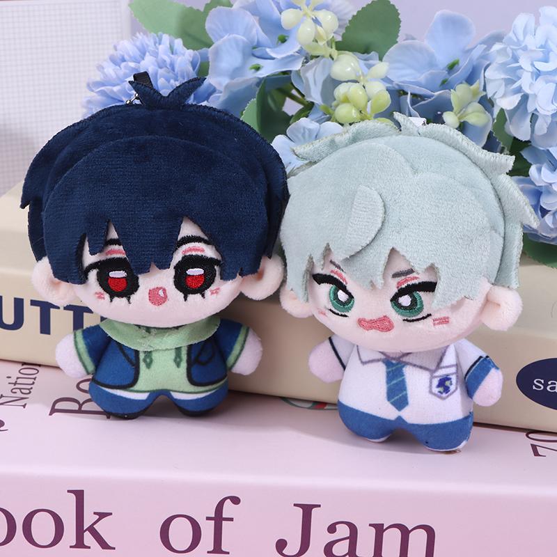 1/5/6Pcs Anime Peripheral Alien Stage Plush Starfish Body Desk Toys Keychain Plush Couple Keyrings Bag Pendants Fans Gift