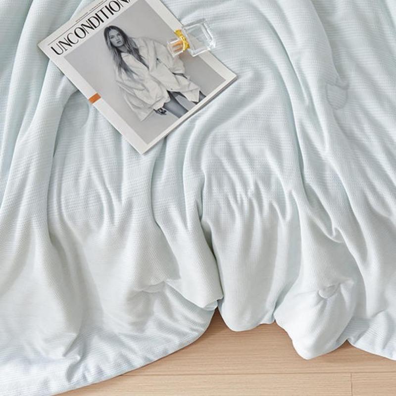 Waffle Foam Soybean Summer Thin Quilt Student Dormitory Summer Cool Quilt Machine Washable Air Conditioner Quilt