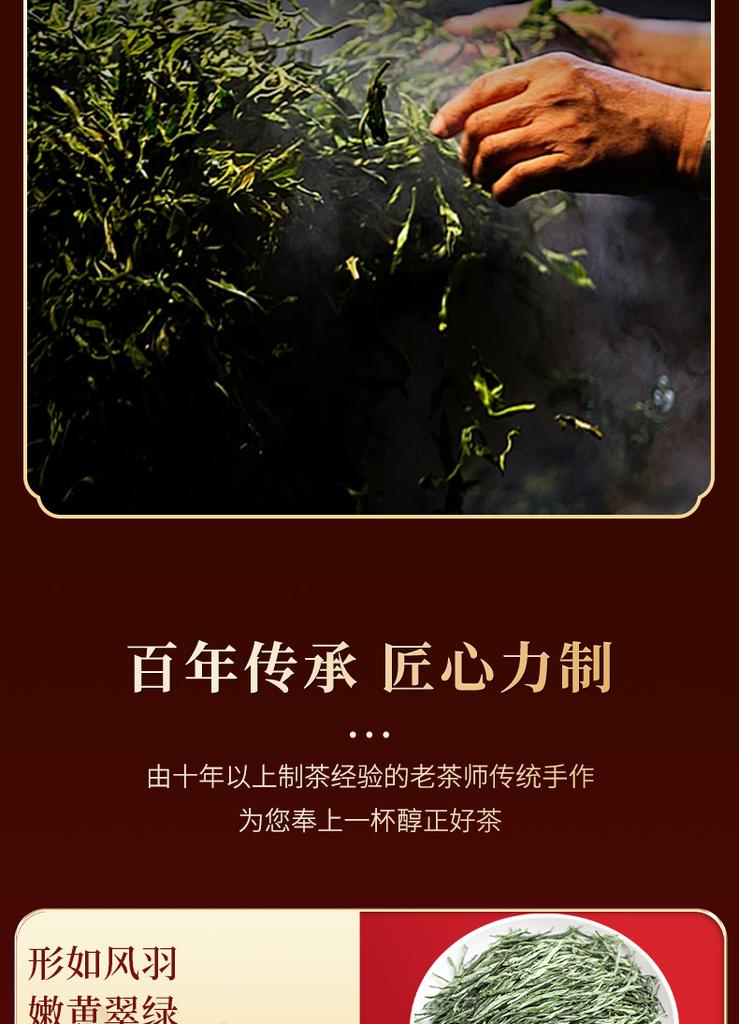 Jieying Tea Gift: Bright Sprout Xinyang Maojian Green Tea Gift Box 250g, Welcome Fortune with a Steed, Gift for Elders