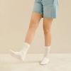 Loose-fitting silky see-through socks