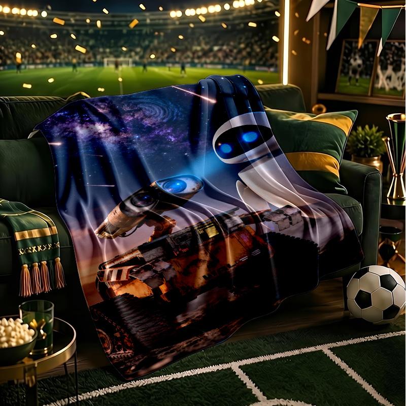 Heart In Space Adventure Throws Blanket Flannel Blankets Plush for Couch Bed Gifts for Men Women Travel picnic blanket Christmas fan gifts