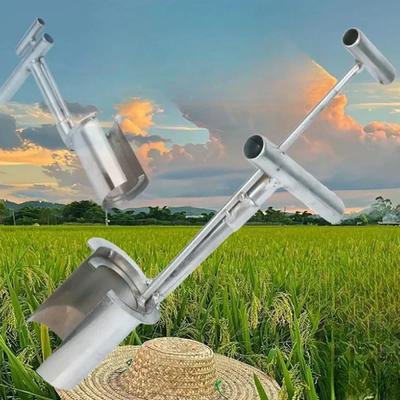 Plant Fruit Tree Seedling Transplanter Bulb Planter Stainless Steel Garden Barrel Transplanter Flowers Punch Holes Diging Tool