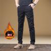 2024 Spring And Autumn Casual Men'S Spring And Autumn Plush/Regular Slimming Straight Tube Trendy Brand Business Ironless Versatile Long Pants