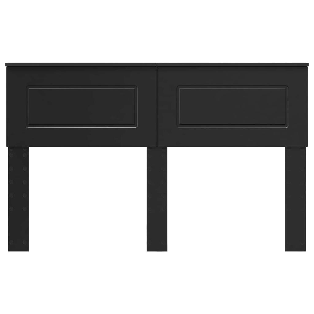 Headboard in Black Oak Look Made of Wood Based Material
