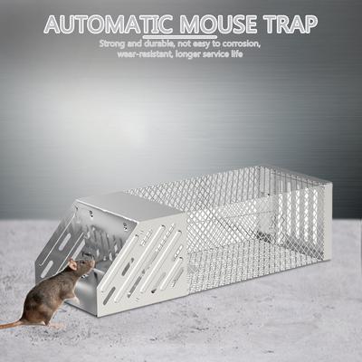 Safety Mouse Cage Non-toxic Mice Rodent Rats Catcher Stainless Steel Household Mouse Catcher Exterminator Animal Mouse Catcher