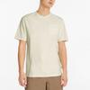 Puma MMQ Solid Pocket Crew Neck Short Sleeve T-Shirt Unisex Tops White 533463-65