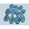 Colour Enhanced Magnesite Turquoise Oval Cabochon Loose Gemstone 11Pcs Lot C-2087