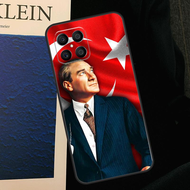 Turkey Mustafa Kemal Ataturk Case For Honor 50 70 90 Lite X9b X9a X8b X8a X8 X9 X9c Honor 200 Pro Magic 7 5 6 Lite Cover