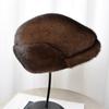 Forward Hat Mink Hat Men's Whole Mink Men's Leather Straw Hat Winter Medium Old Cotton Hat Mink Hat