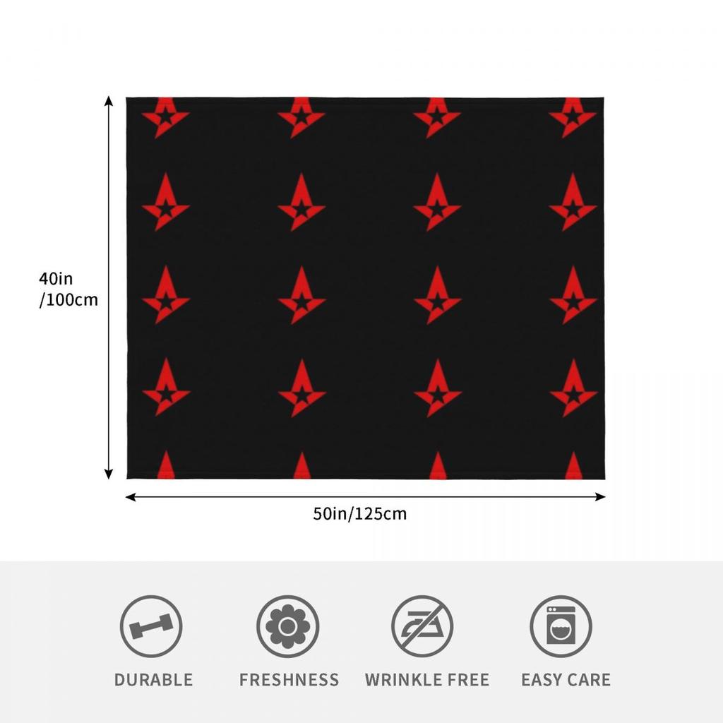 Astralis Cs:Go Esports Fps Team Mask - Counter Strike Global Offensive Throw Blanket Beach Sofa Polar Funny Gift Blankets