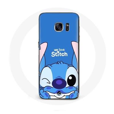Case - Samsung - Galaxy S7 - Cute Stitch - Soft - Child Protection