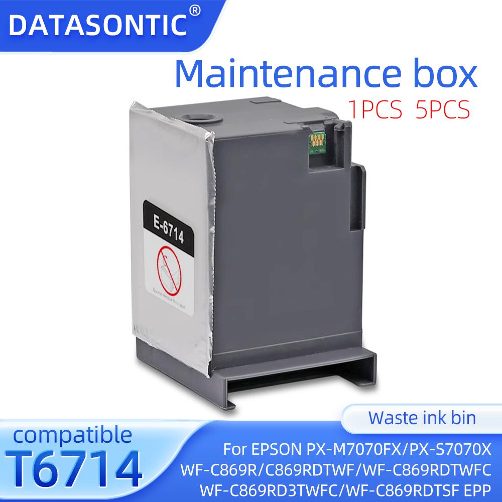 T6714 maintenance box for Epson WF-C869RA PX-M7070FX S7070X WF-C869RDTWF C869RDTWFC C869RD3TWFC C869RDTSF EPP WF-C869RDTEFC EPP