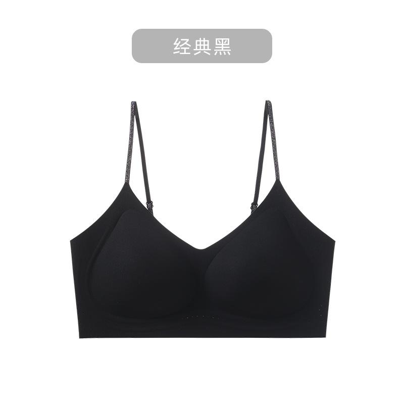 

[Customized] Liquid foundation invisible seamless breathable vest type flash drill thin shoulder strap soft support text XL(85ABC)