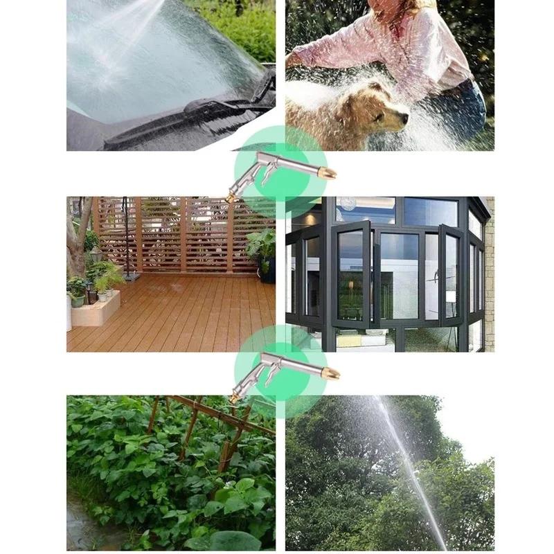 High Pressure Water Spray Adjustable Nozzle Car Wash Garden Tools Household Garden Car Wash Car Wash Water Gun
