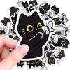50Pcs/Set Funny Black Cats. Yellow Eyes Series 02 Stickers DIY Fashion Waterproof Doodle Decals Stickers