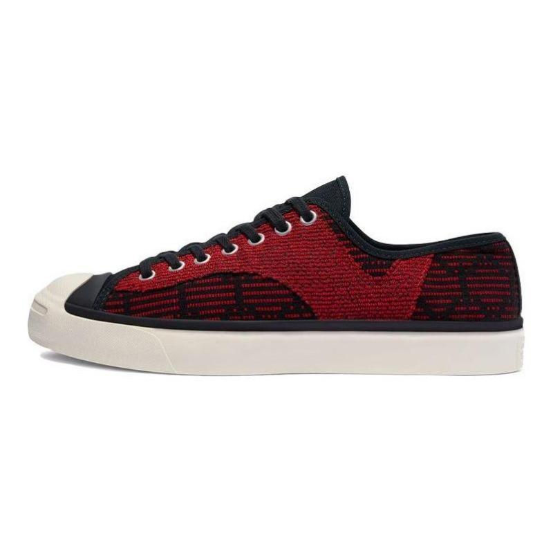 Converse Jack Purcell Rally Unisex Low Skate Shoes Red Black 170473C 42.5