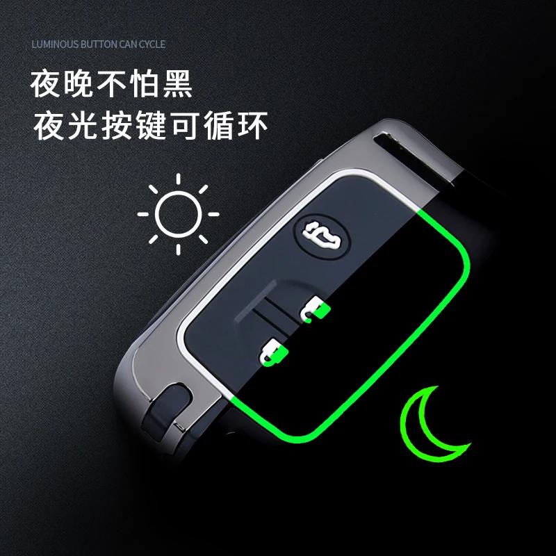 2 3 כפתורים סגסוגת אבץ +סיליקון כיסוי מלא נרתיק מפתח לרכב לטויוטה פריוס 30 אלפא אקווה לנד קרוזר אוריס ללקסוס LC 200