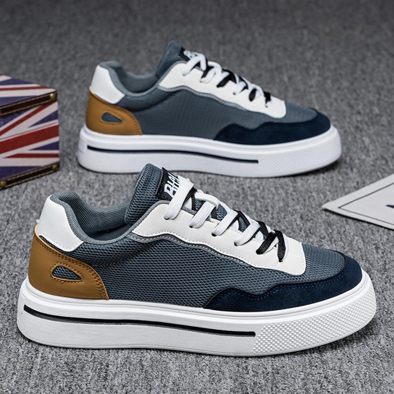 Brand Men's Casual Shoes New Fashion Men Canvas Shoes Breathable Anti-slip Board Shoes Lightweight Comfortable Colorful Sneakers