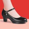  Sapatos Femininas Women Fashion Black Patent Leather Student School Comfort Square Heel Shoes Lady Cute Pumps Ab576