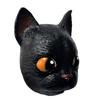 Black Cat Latex Headgear The Fantastic Voyage of the Film Cat Animal mask headgear, Halloween prop