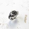 Iconic Cross Signet Ring,Europe Style Jewerly for Women Men New Vintage Gift in 925 Sterling Silver