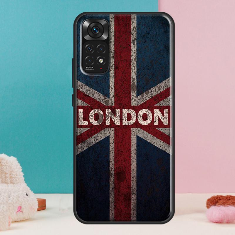London Bus England Big Ben Case For Xiaomi Redmi Note 14 13 Pro 12 11 9 10 9S 10S 11S 12S Redmi 14C 13C 10C 12C Cover