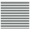 VidaXL Store Zèbre Gris Foncé Largeur Du Tissu 150,9 Cm Polyester, Store Enrouleur Zébré, Store Zébré Pour Fenêtre, Store 4014142