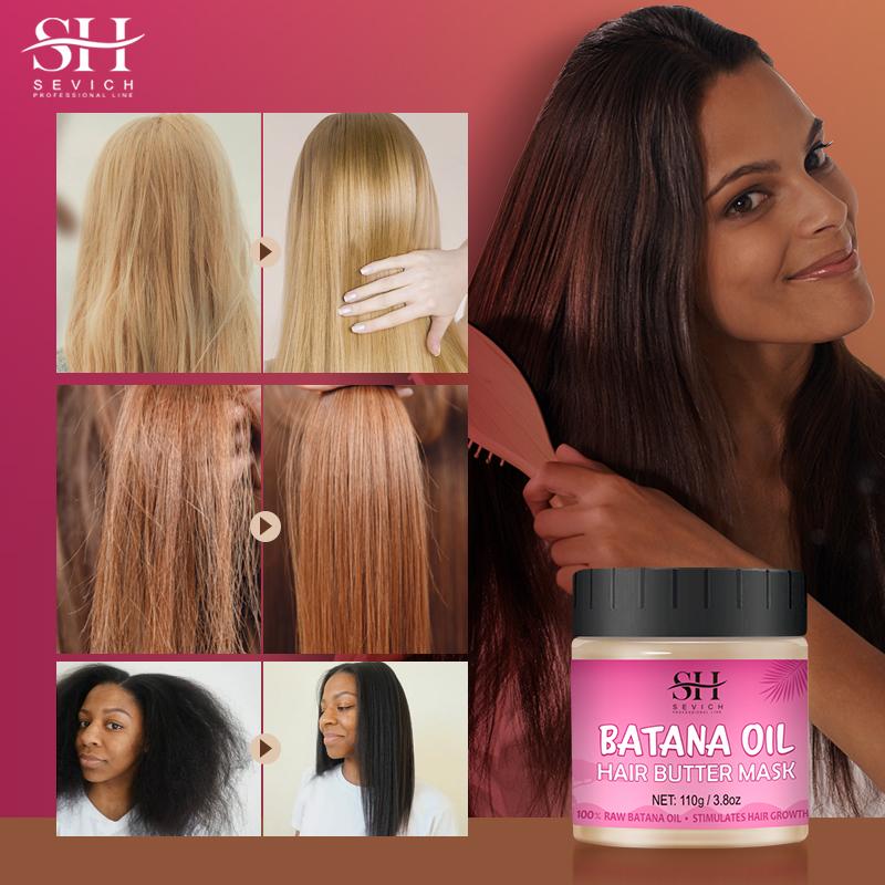 100% Pure Natural Batana Oil Sevich Hair Growth Oil For Men Butter Hair Mask From Honduras Hair Loss Treatment Black Men Women