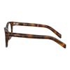 Prada Temple Logo Acetate Square Optical Women's Tortoiseshell Tortoiseshell Color 54/18/140 - H.42 Basic Packaging-glasses Case + Packaging Box
