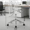 Swivel Office Chair, Wheelchair with Wheels, Office Chair for Home Office (only with office chairs)