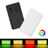 Pocket RGB Video Light LED Fill Light 2500K 9000K Dimmable 20 Lighting Effects Built in Battery with Cold Shoe Mount