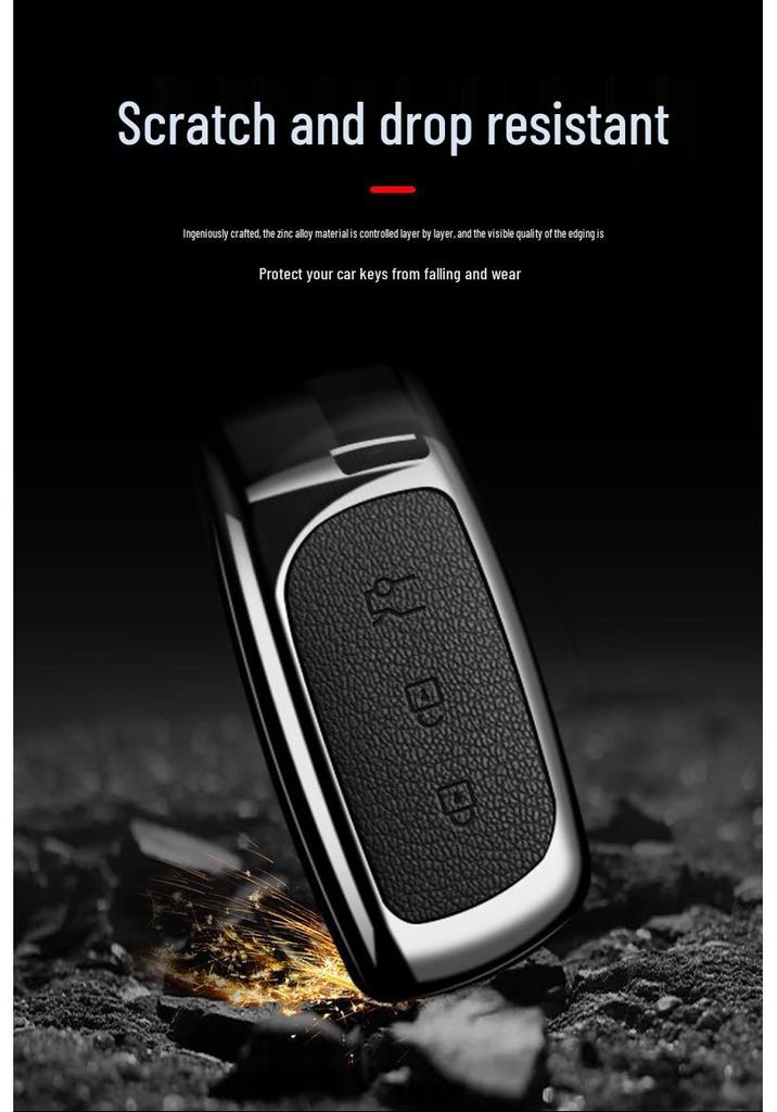 Lynk & Co Car Key Cover for 2022-2023 Models: 06, 01 New Energy, 05, 09 with Premium Shell and Buckle