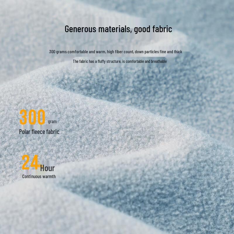 Tuoluzhe Men's Fleece-Lined Stand-Collar Jacket