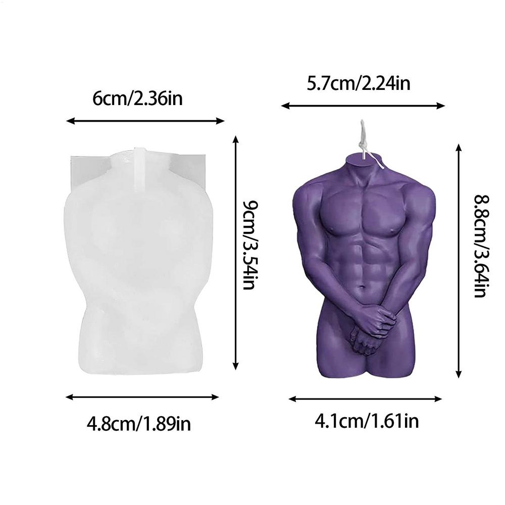 DIY Simulation Body Candle Silicone Mold Shy Woman Body Silicone Mold Aromatherapy Candle Silicone Mold Candle Making Supplies