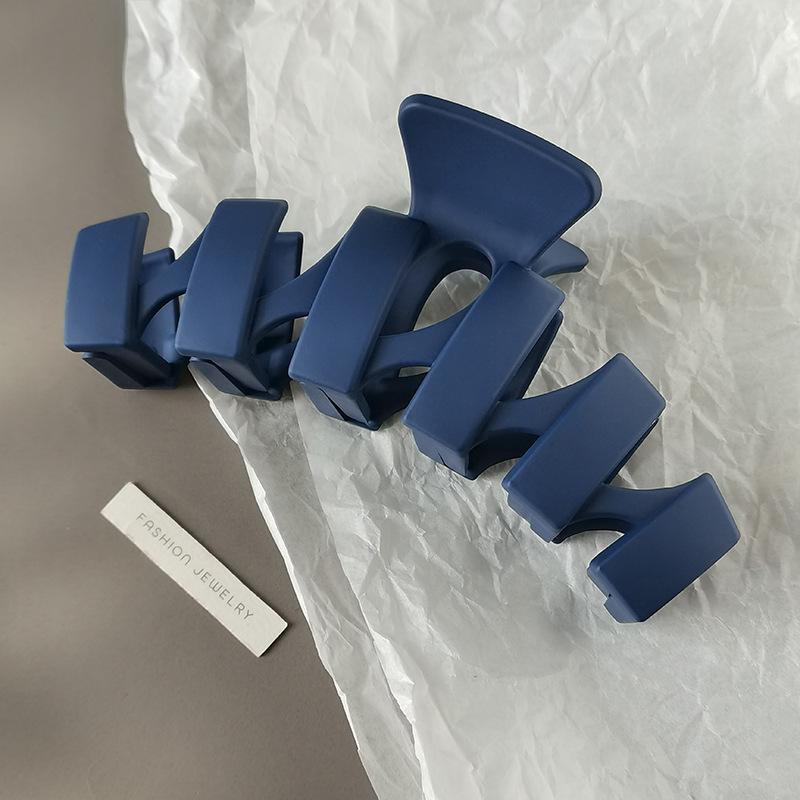 Vintage Matt Geometrische Kunststoff Haarspange für Damen Elegant Haar Dekorieren Lange Dicke Haarspangen Mode Haarschmuck