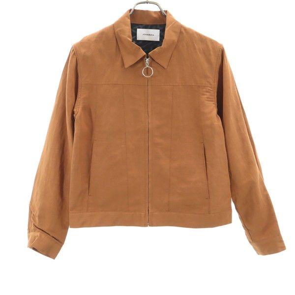 unused Johnbull made in Japan Embroidery Blouson S Brown Lined Men's Used