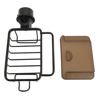 Küchenspülenarmatur-Organizer Verdicktes Aluminium Verstellbar Multifunktion Schwammhalter mit