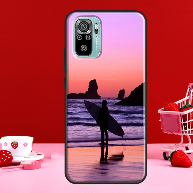 Pouzdro na surfování pro Xiaomi Redmi 10 9 9A 9C 9T Zadní kryt pro Redmi Note 11 Pro 8 9 10 Pro 9S 10S 11S