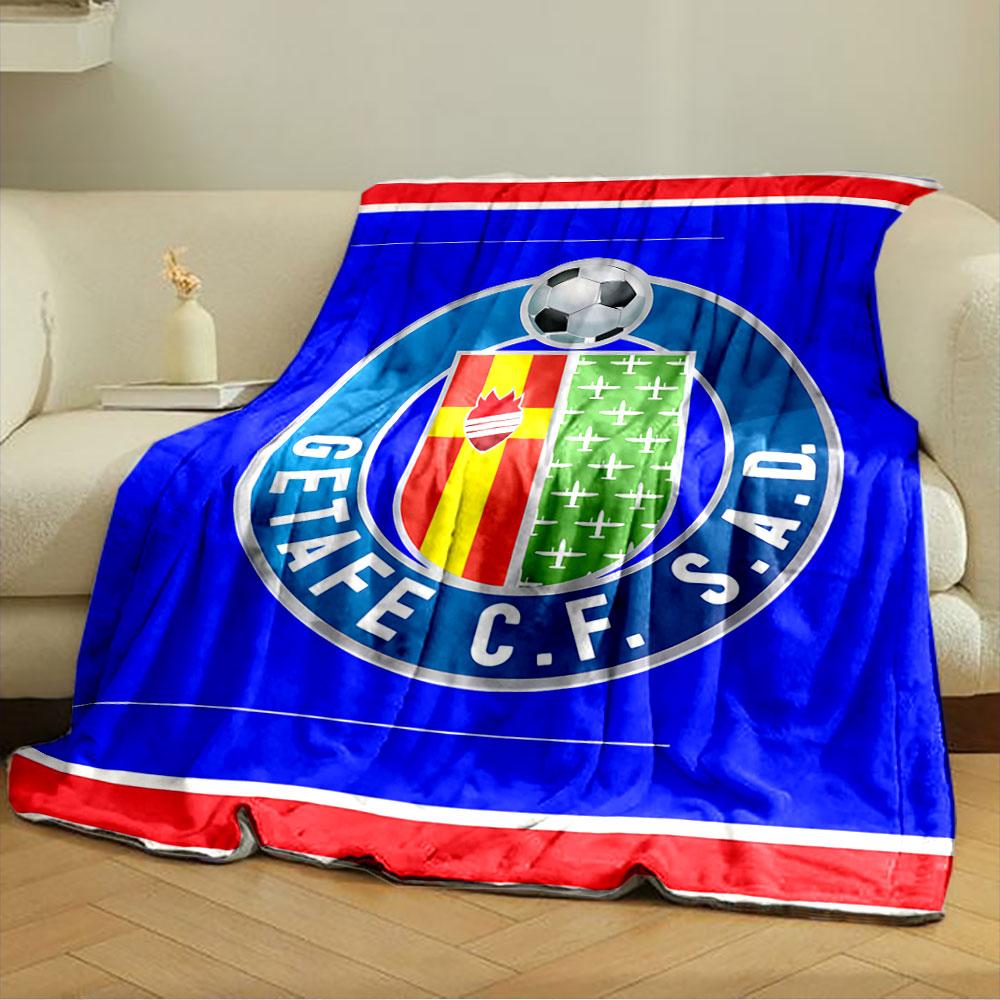 Getafe CF Logo Blue Blanket for All Seasons Blanket Lunch Break Throw Gift