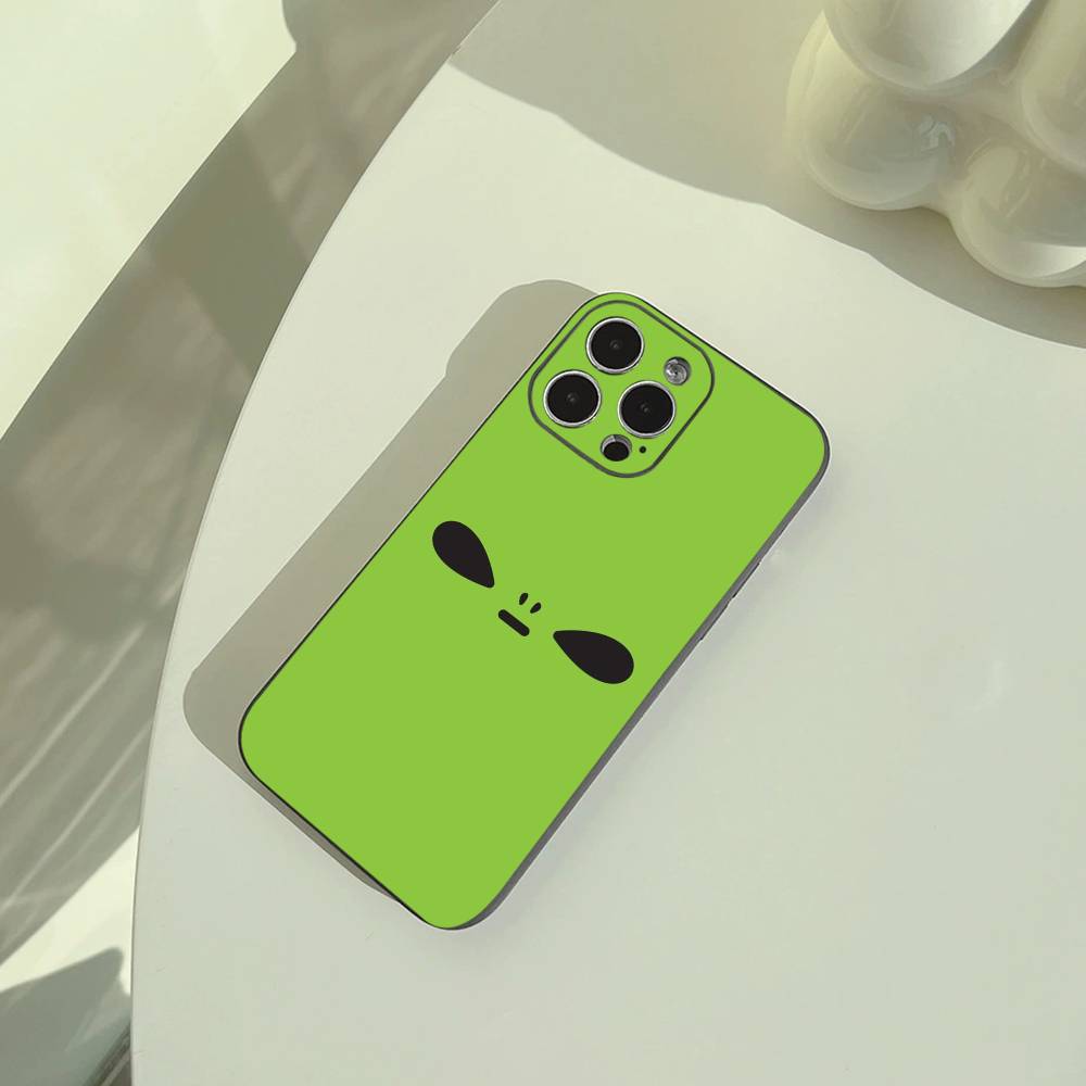 Cartoon Invader Zim Gir Phone Case For iPhone 17,16,15,14,13,12,11 Pro Max,16/15/14Plus,XS Soft Black Cover